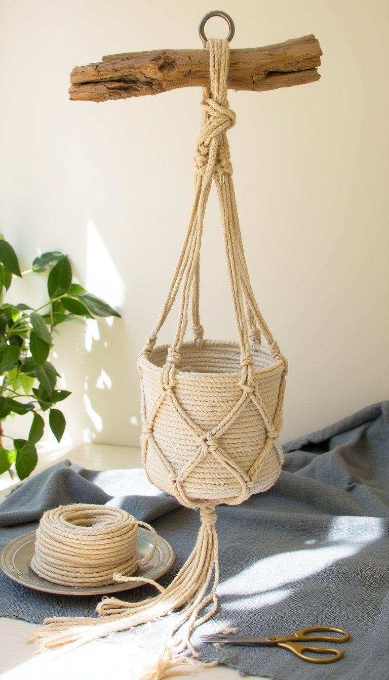 1. The Ultimate Boho Macramé Plant Hanger