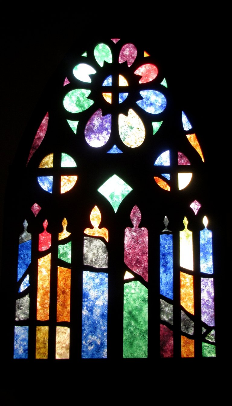 11. Stained Glass Window Art