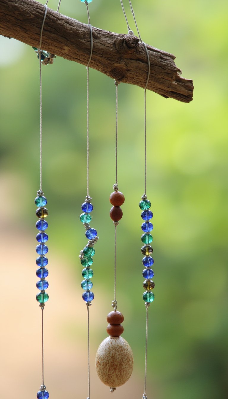 11. Beaded Wind Chimes