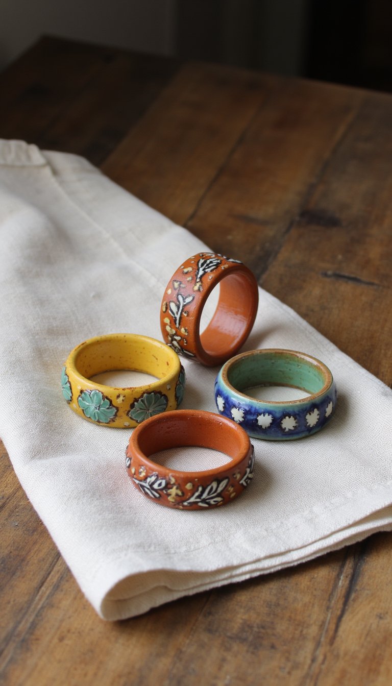 10. Napkin Ring Set for Gatherings