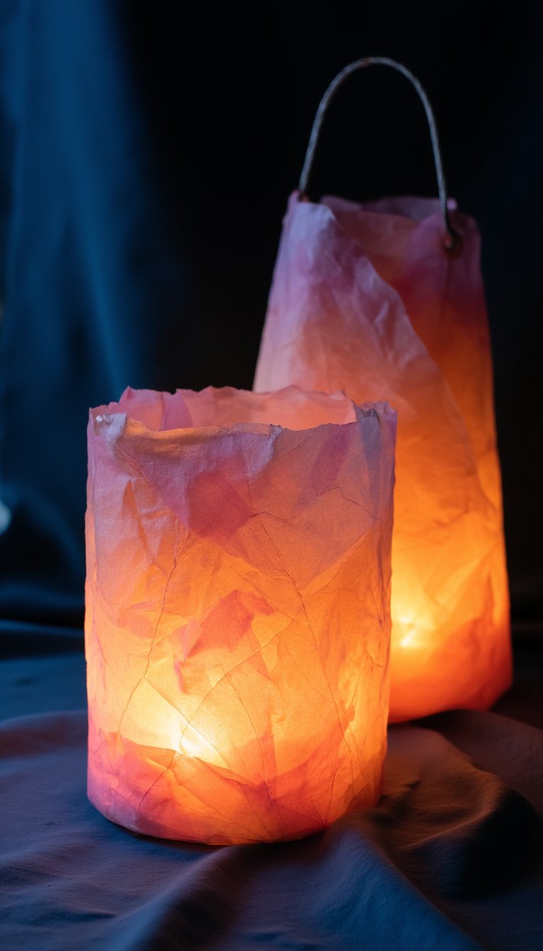25. Delicate Paper Lanterns