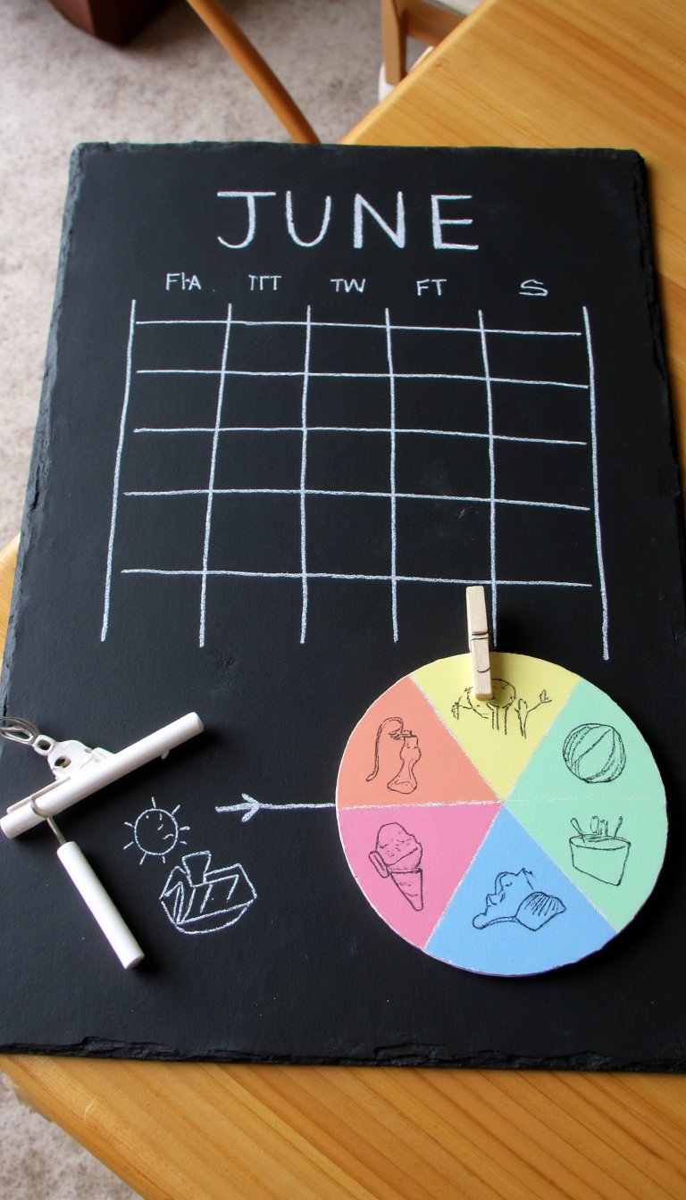 12. Interactive "Chore of the Day" Wheel