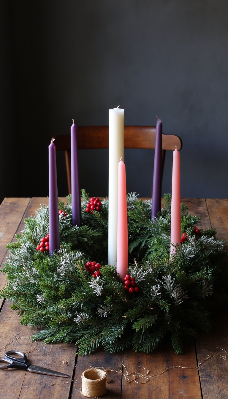 23. Advent Wreath Centerpiece