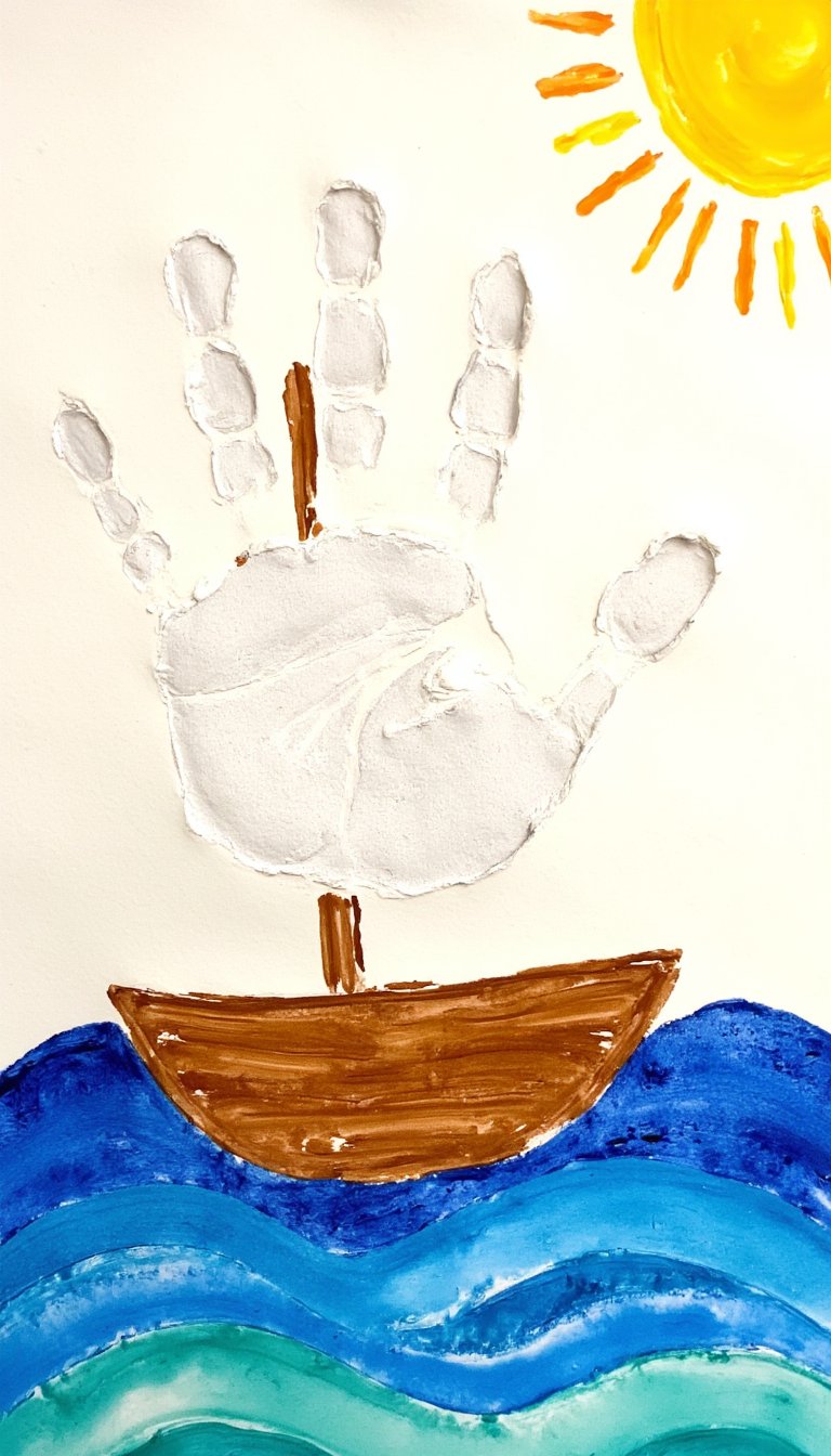 14. Sailing Away Boat Scene