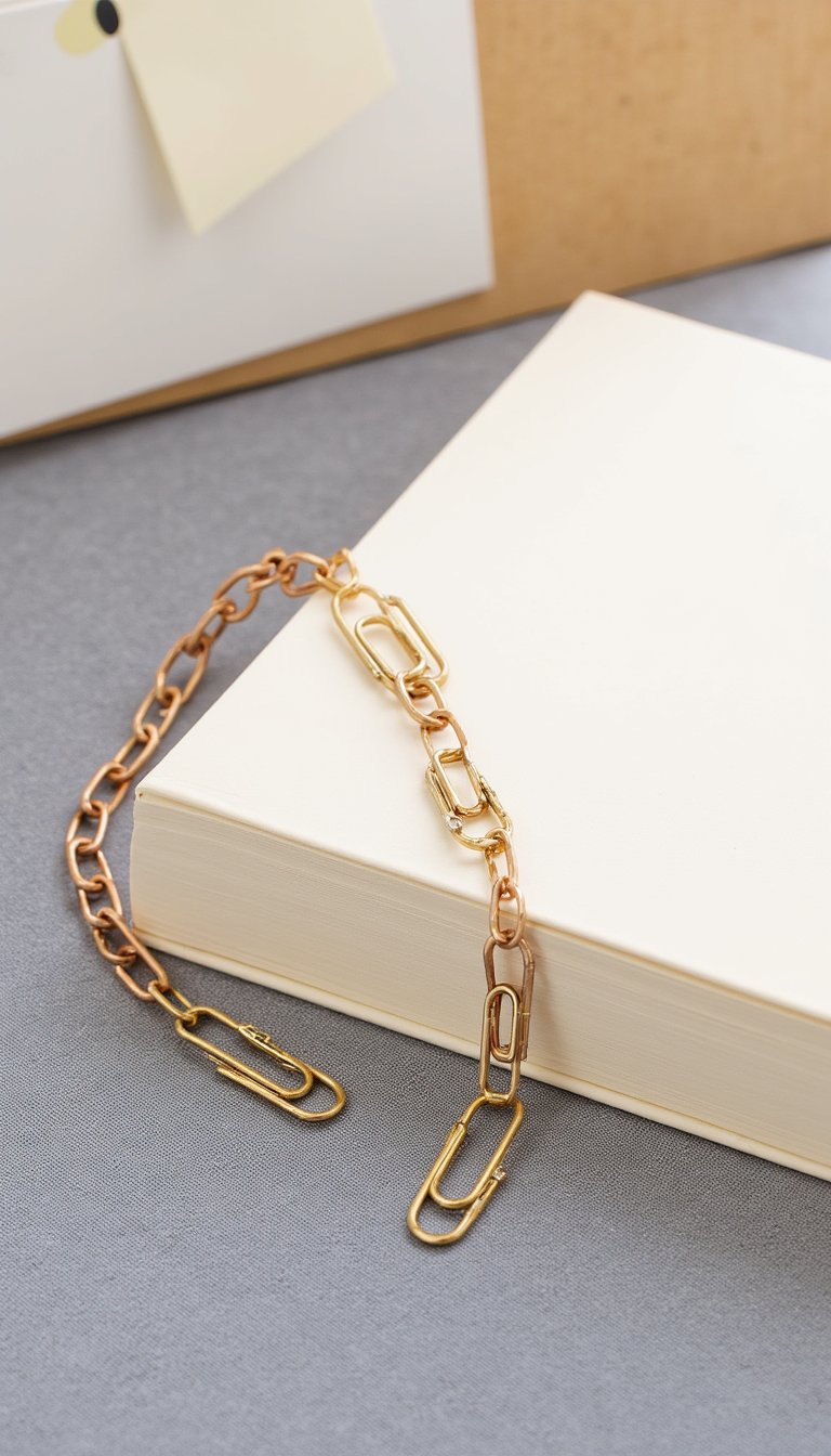 12. Decorative Paperclip Chains