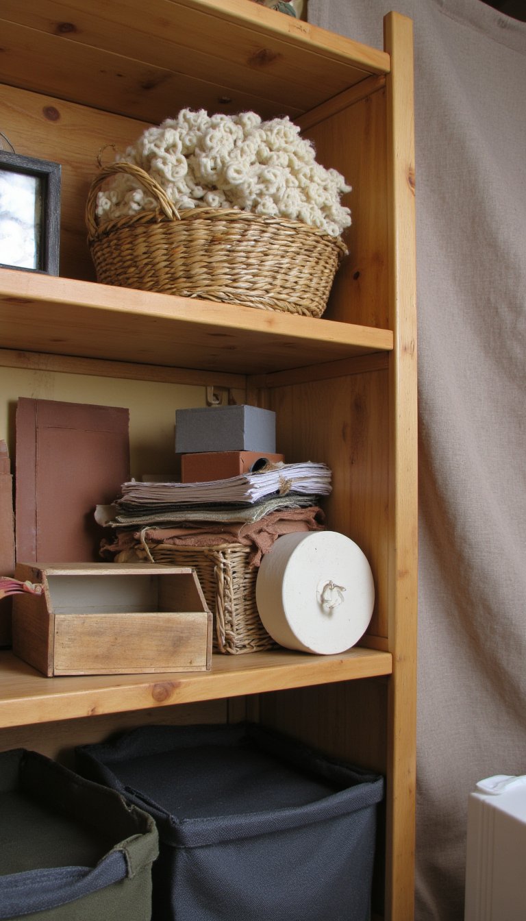 7. IVAR System: Your Rustic Storage Shelving
