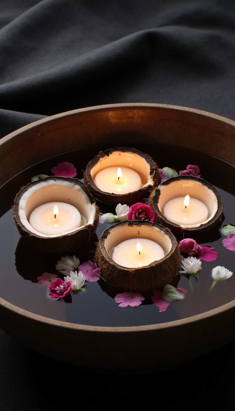 27. Floating Candle Centerpiece