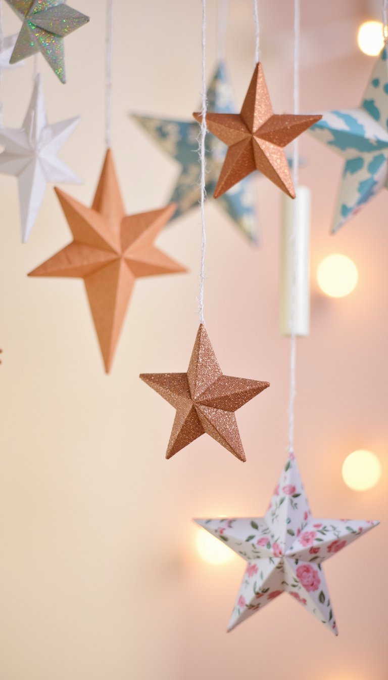 24. Paper Hanging Stars