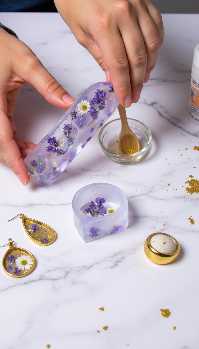 4. Resin Jewelry