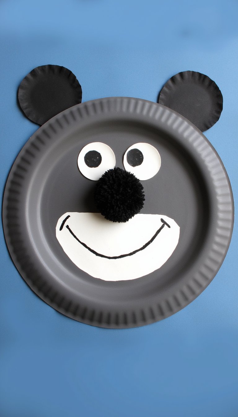2. Grinning Gorilla Paper Plate