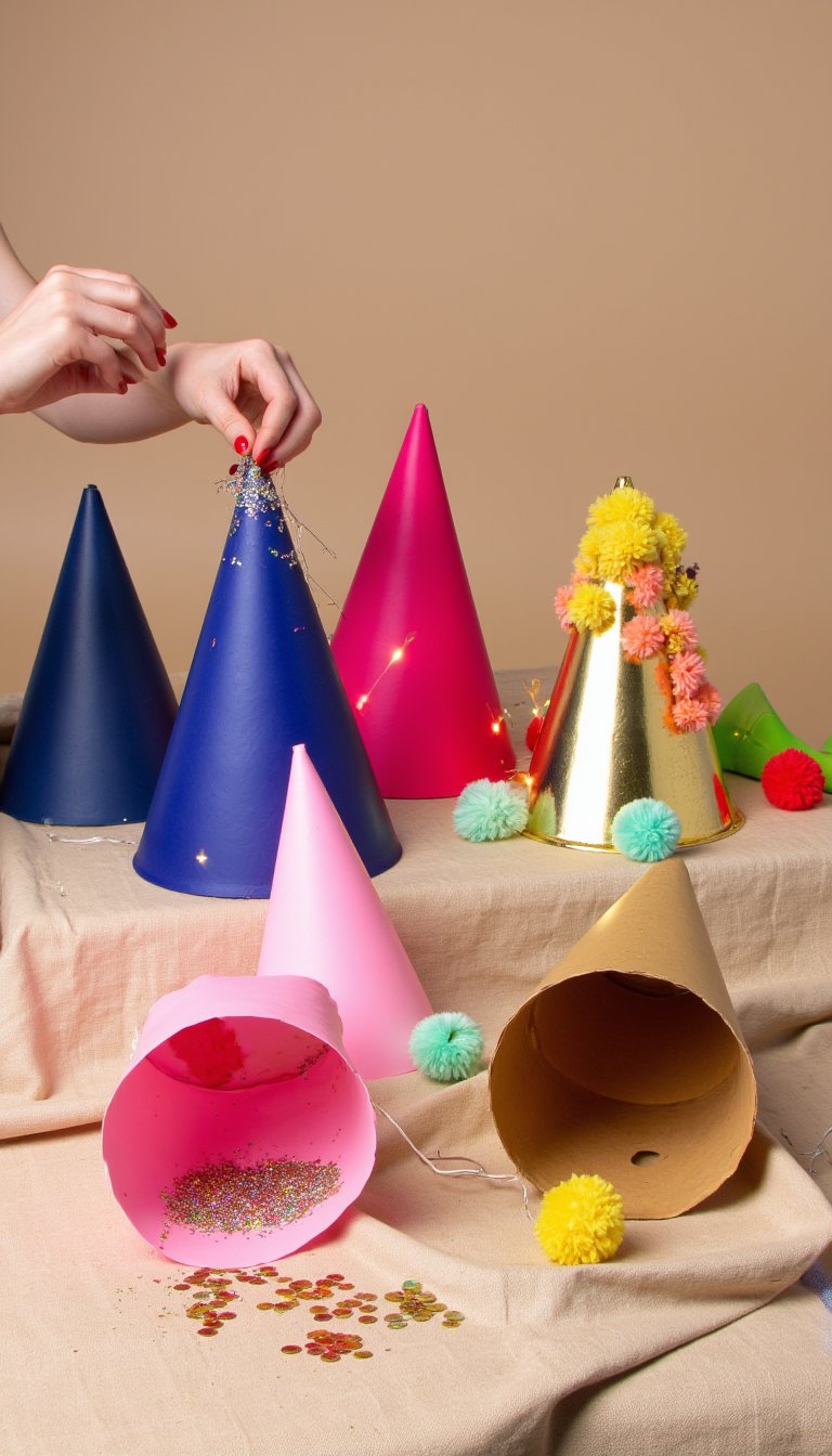 16. Customized Party Hats