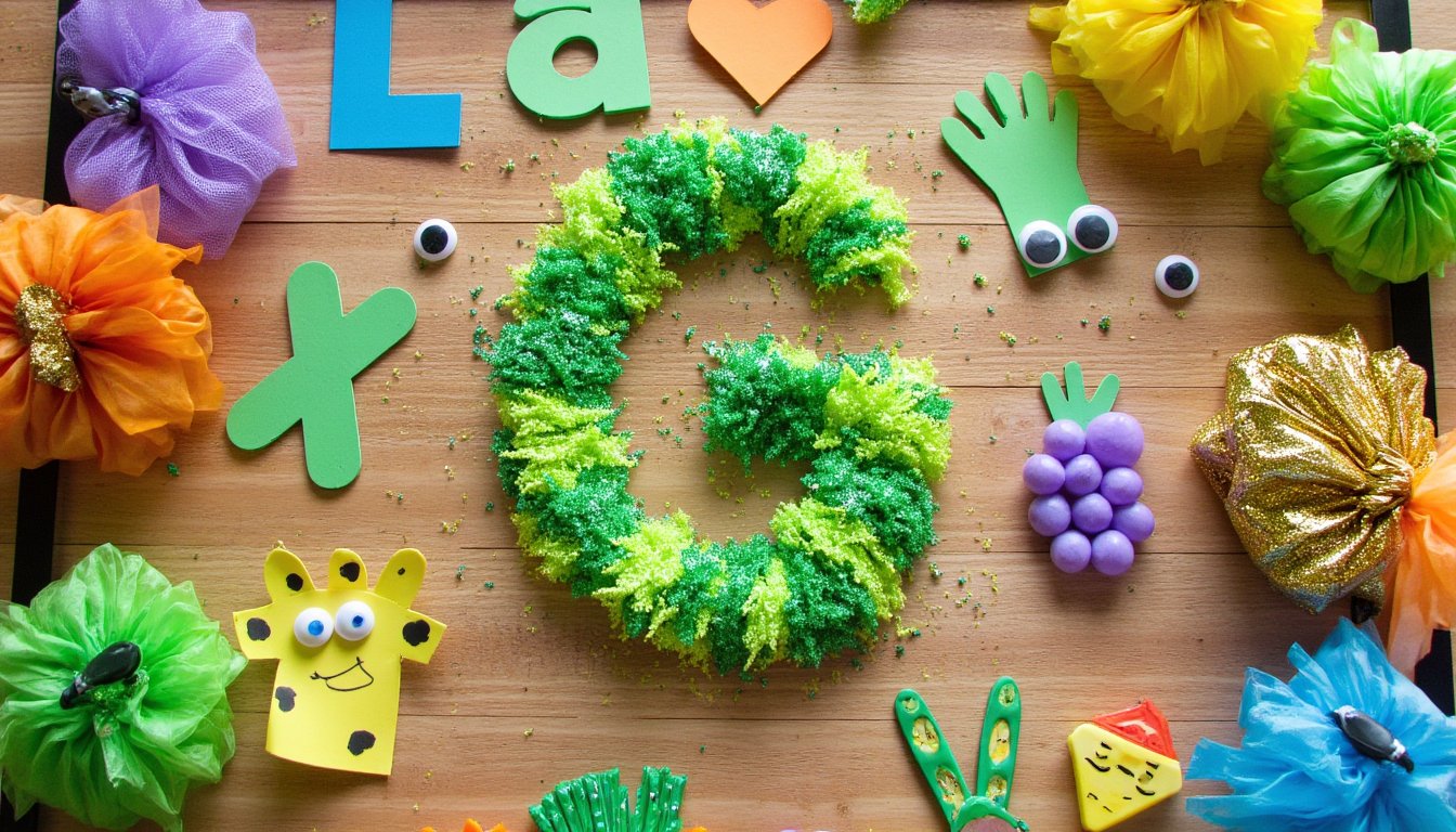 Diy G G is for Great! 23 Gorgeous Letter G Crafts for Preschoolers - Postage ...