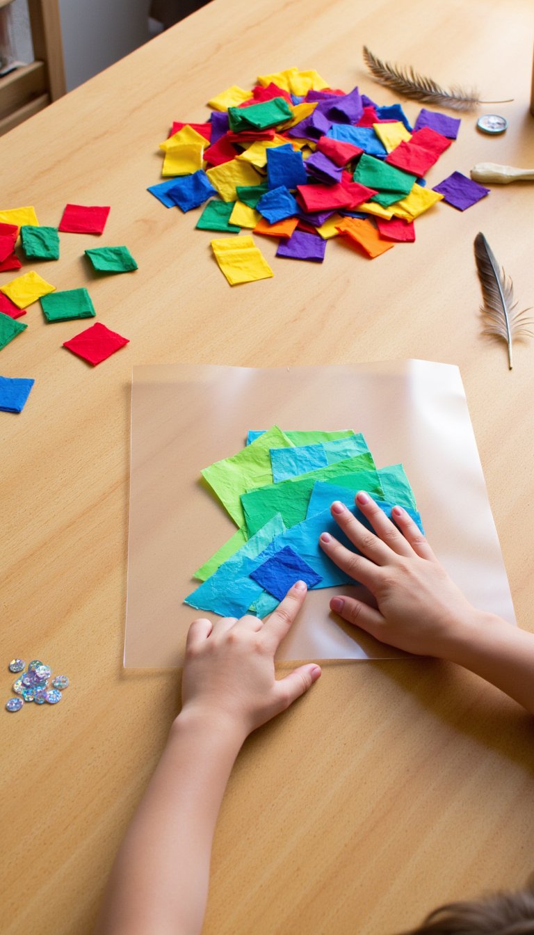11. Contact Paper Stained Glass