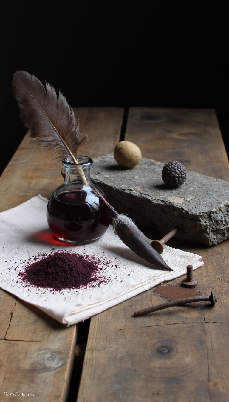 3. Foraged Nature Ink & Quill Pen