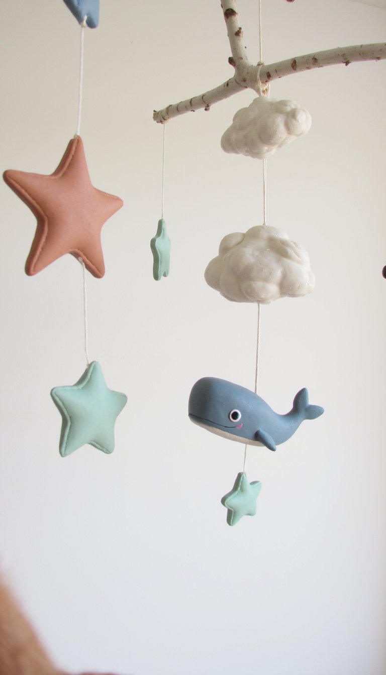 26. Mobile with Clay Shapes