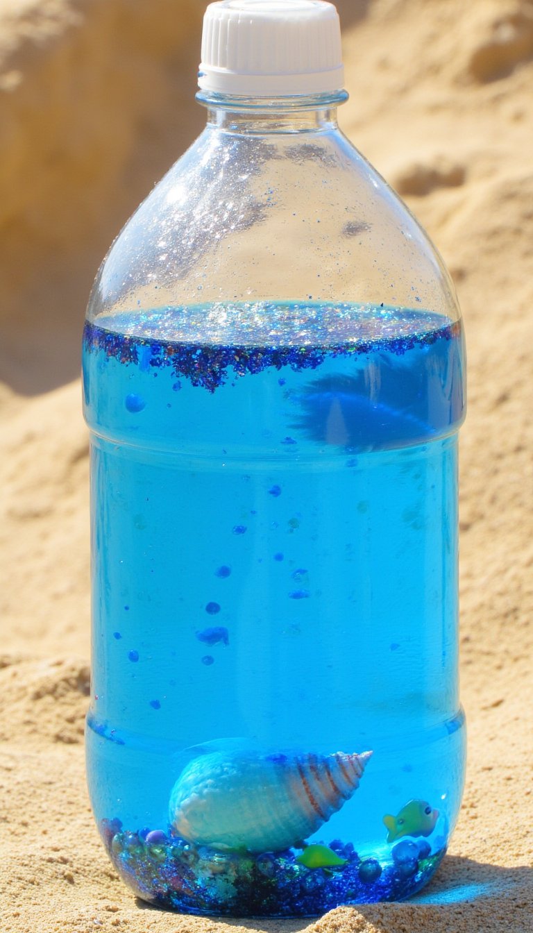 1. Ocean in a Bottle Sensory Jar