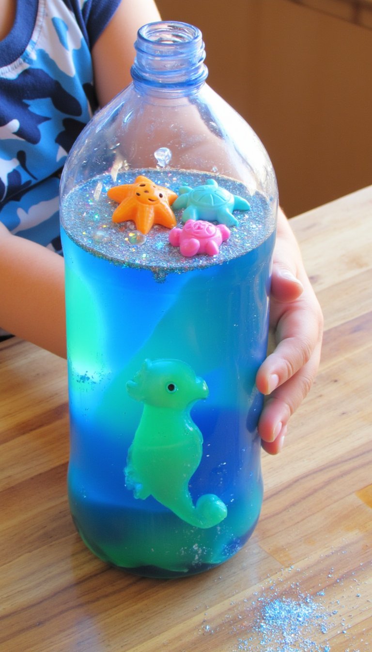 13. Calming Ocean in a Bottle