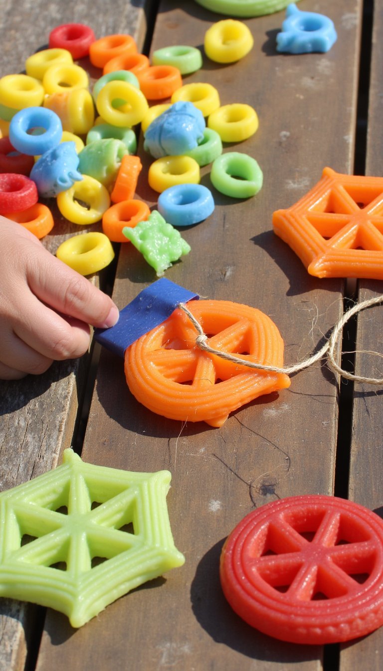 5. Pasta Necklace Picnic