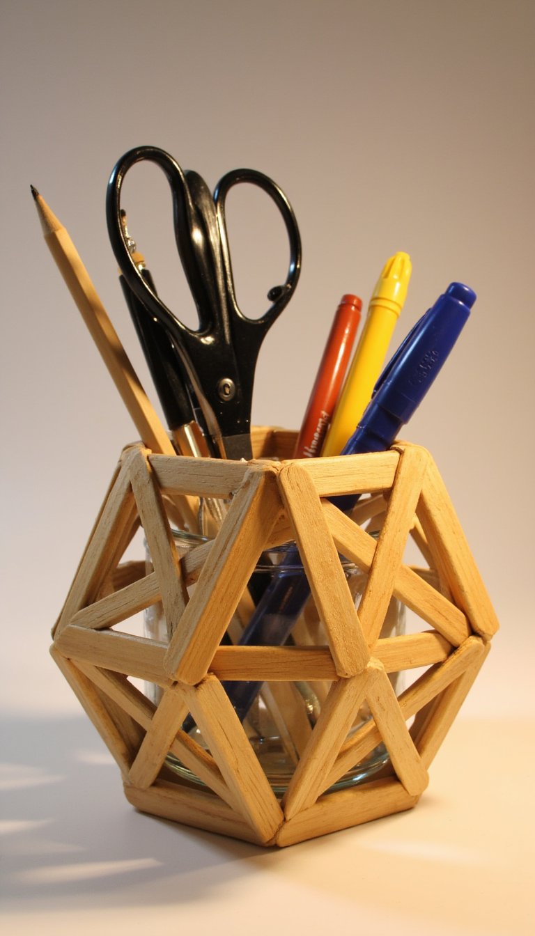 12. Pencil & Utensil Holder for a Cluttered Desk
