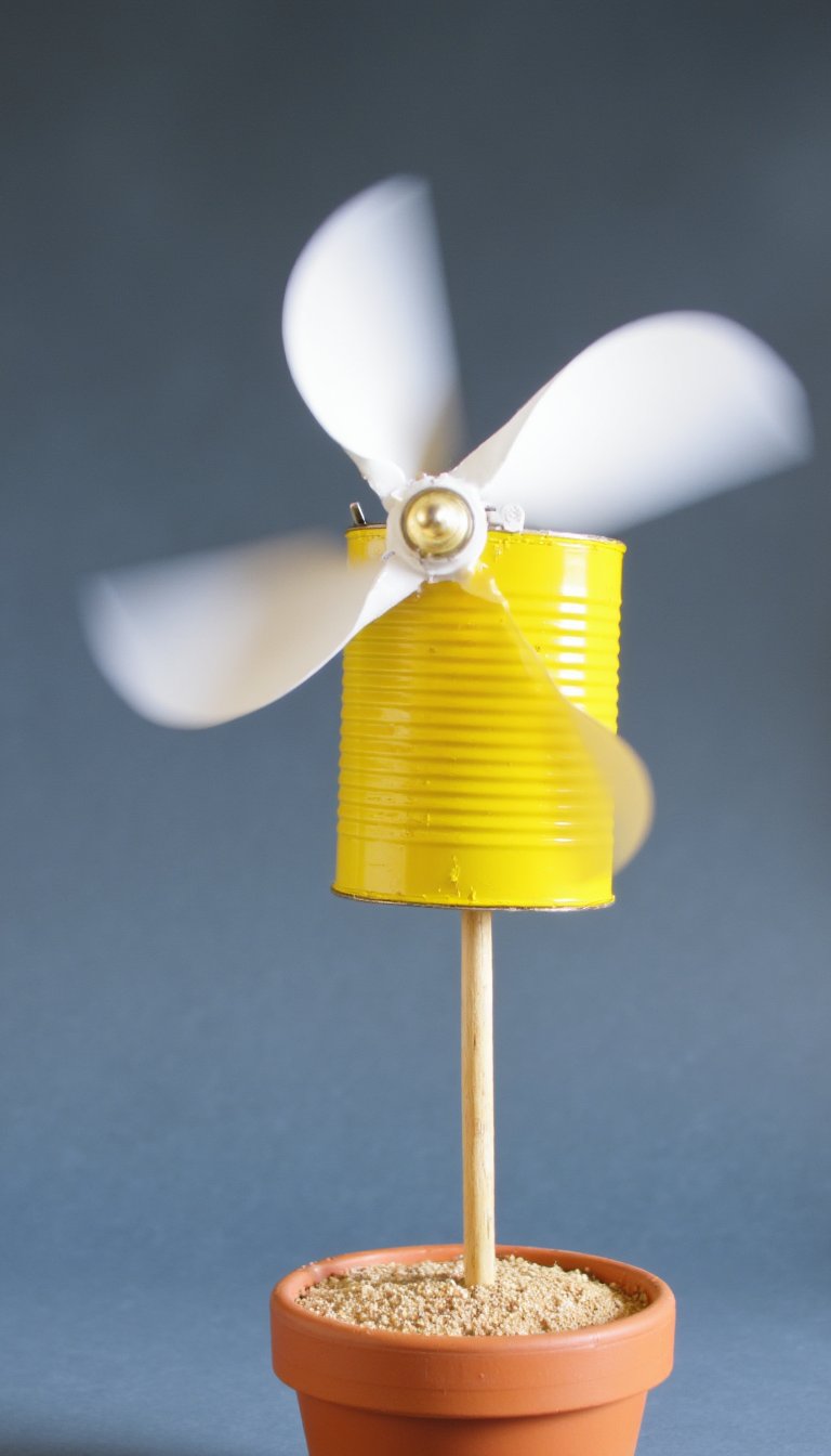 25. Tin Can Windmills