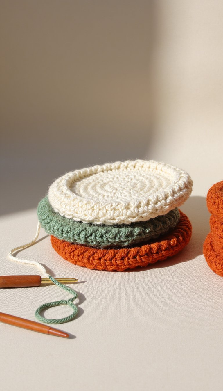 27. Crochet Coasters
