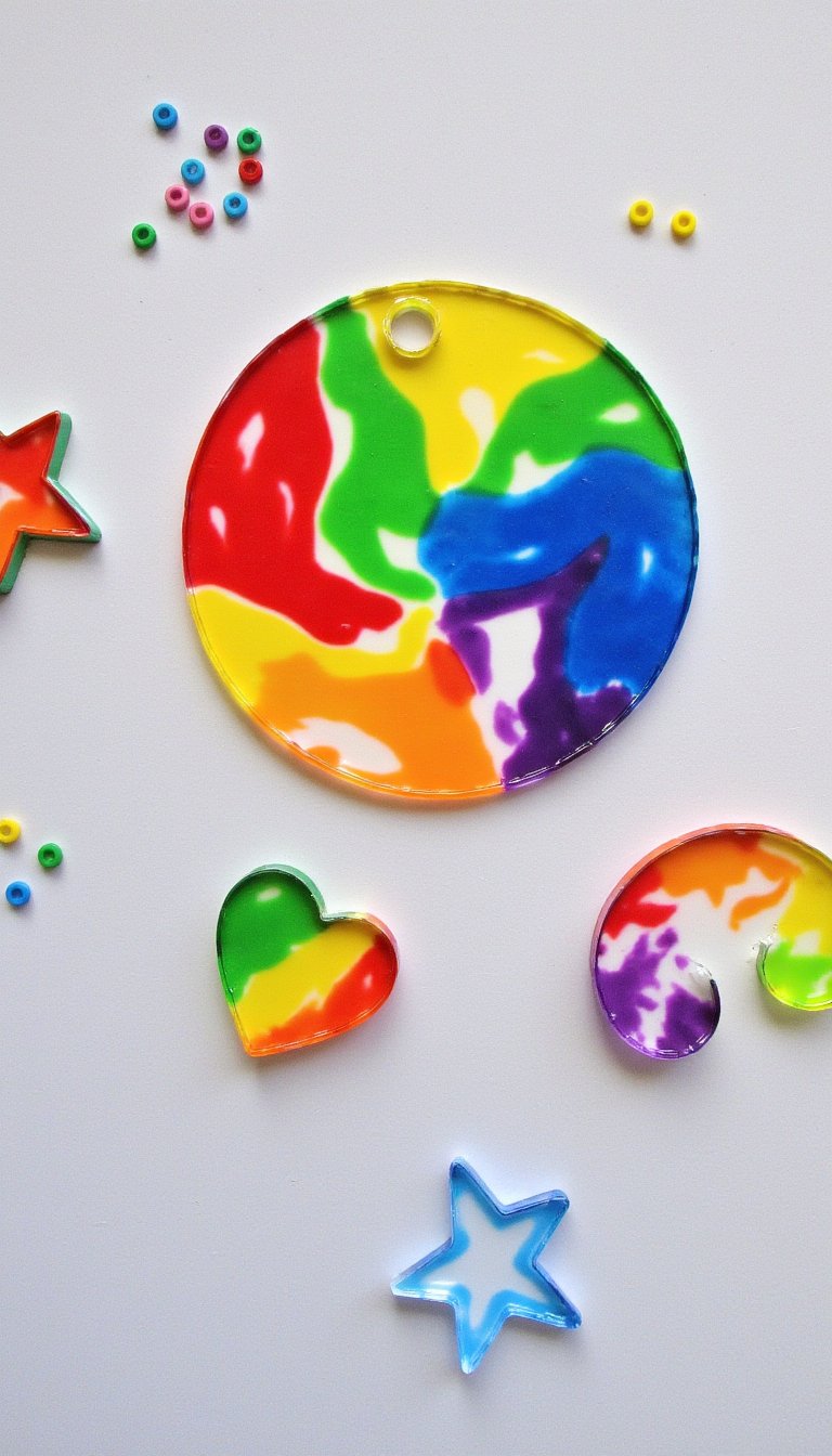 25. Melted Bead Suncatchers