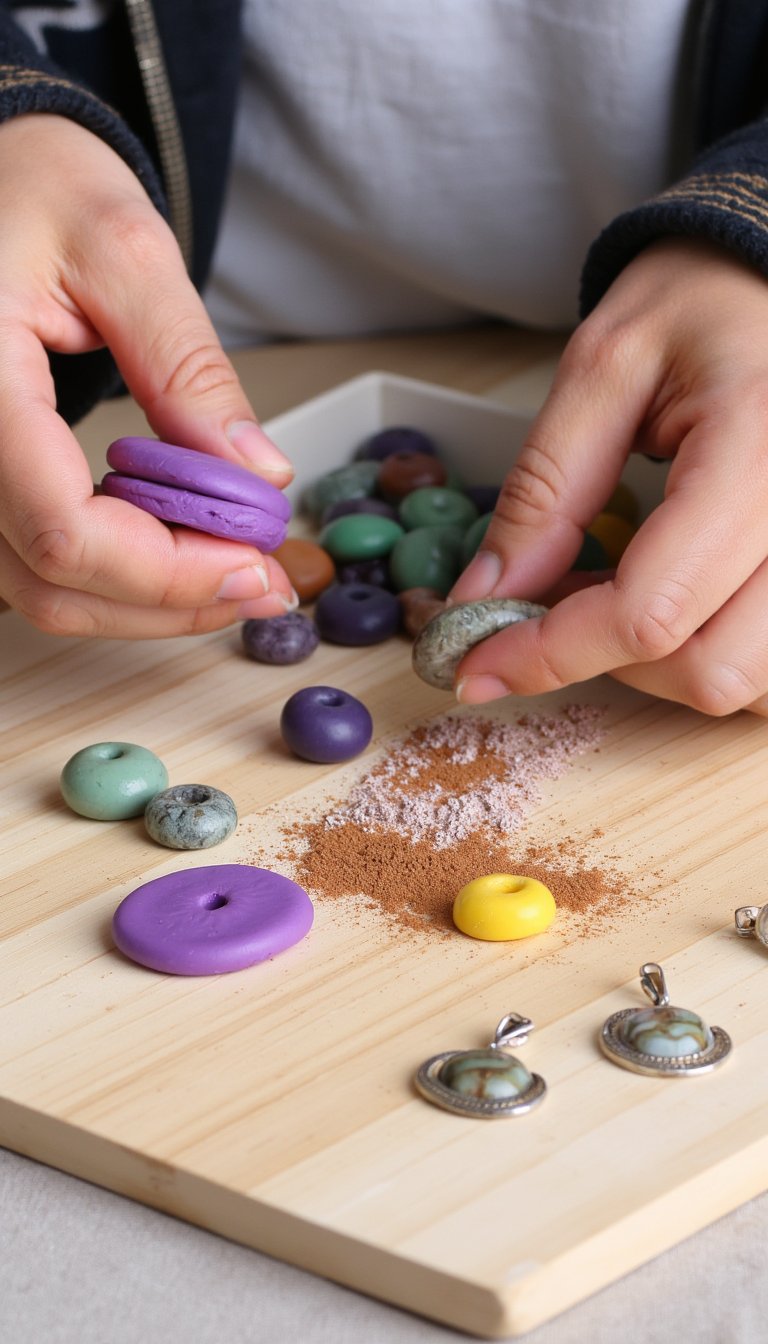 8. Polymer Clay Jewelry