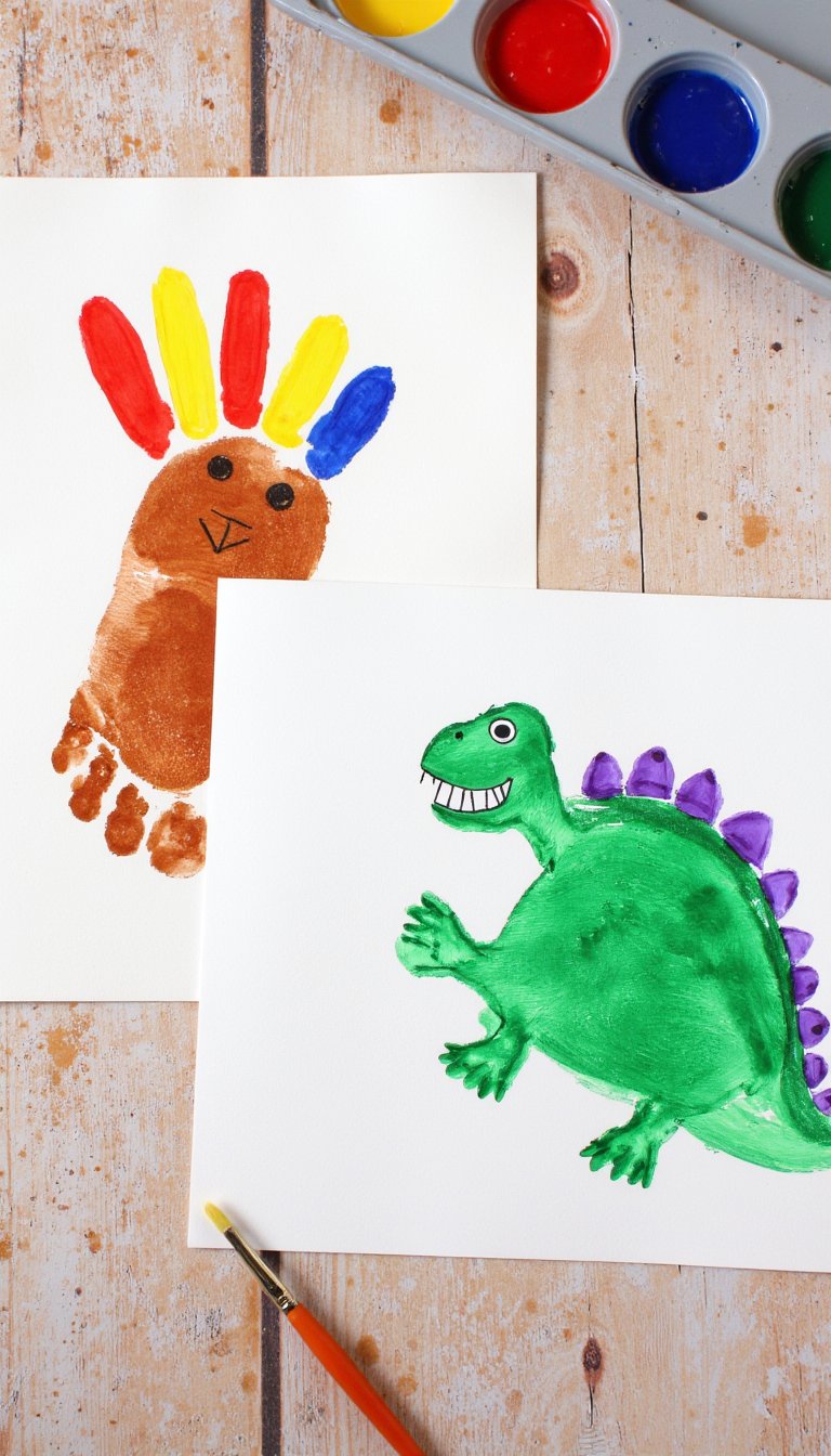 25. Animal Handprints & Footprints