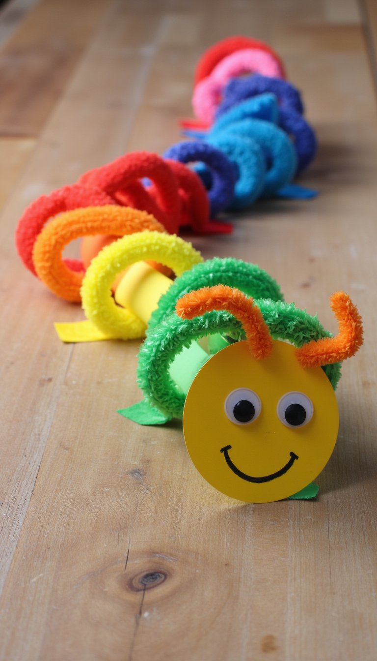 23. Paper Chain Caterpillar