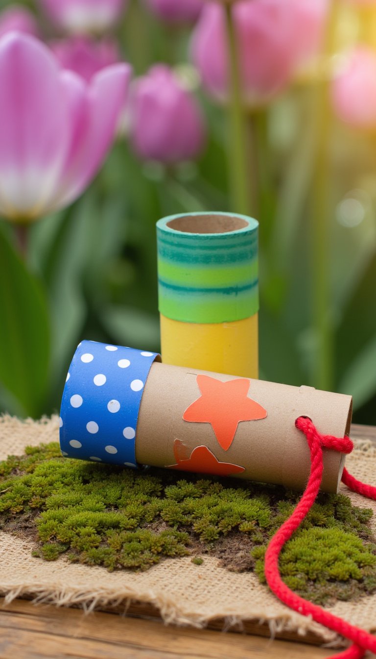 3. TP Roll Binoculars for Backyard Safaris