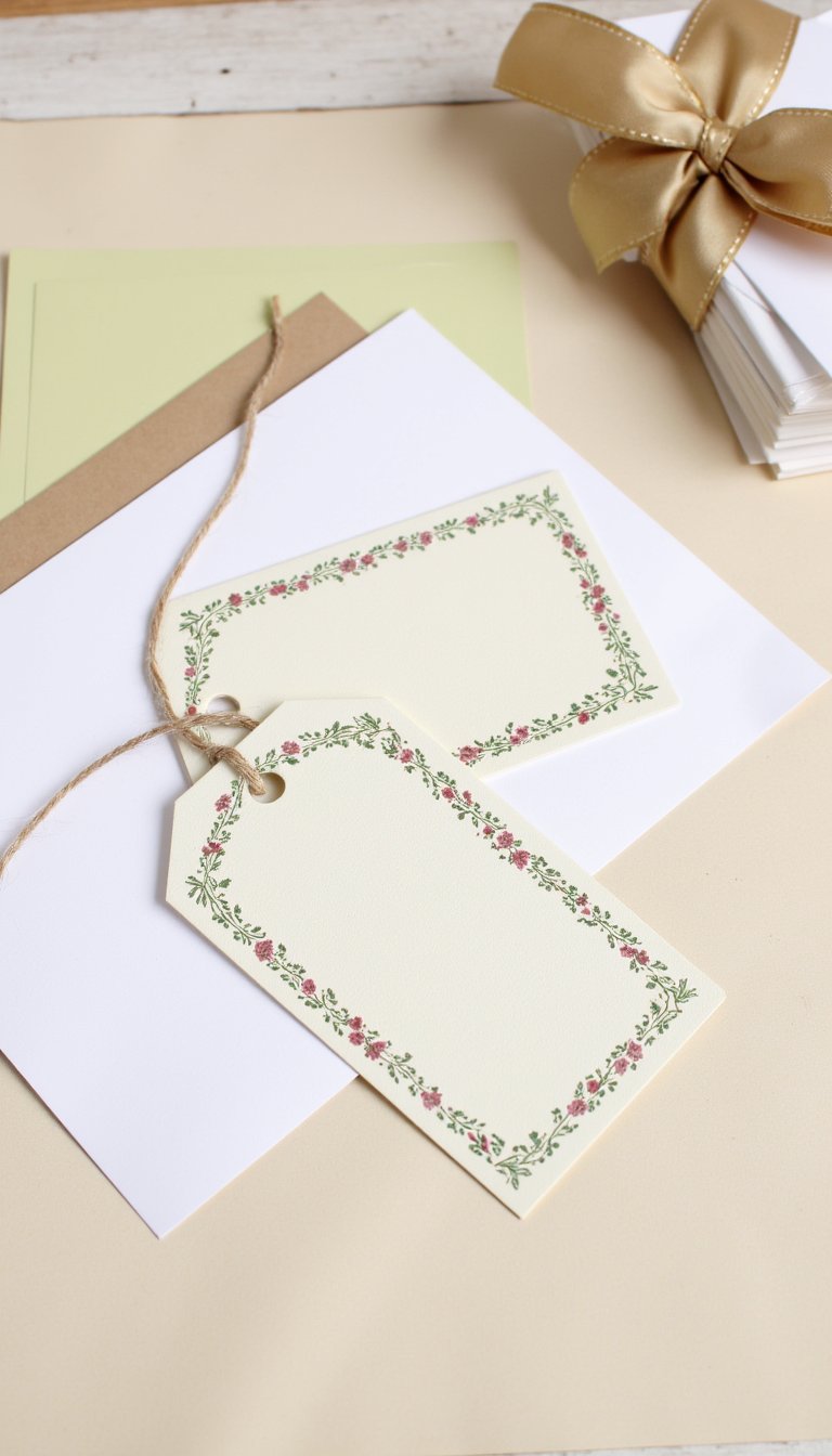 8. Elegant Gift Tags