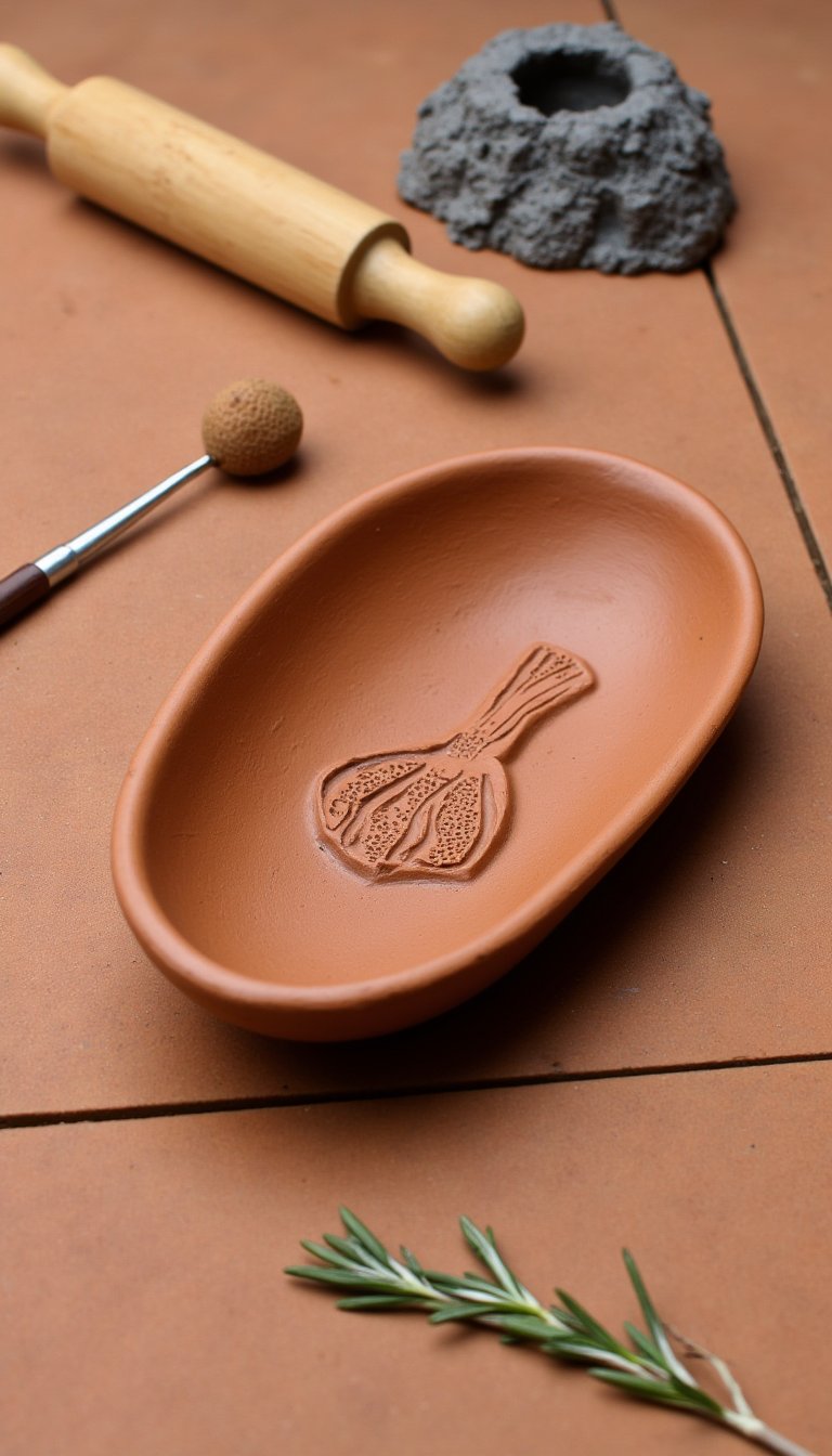 19. Clay Spoon Rests