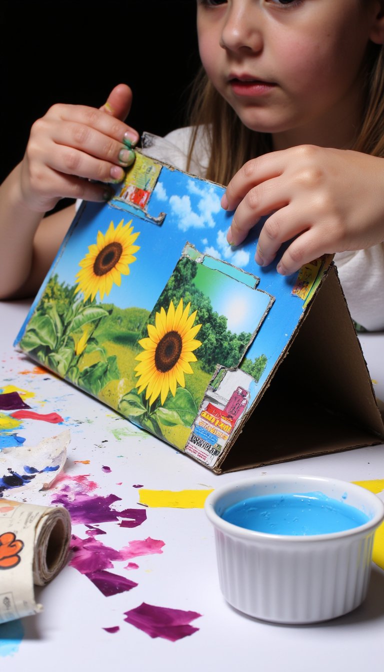 21. Cereal Box Magazine Holders