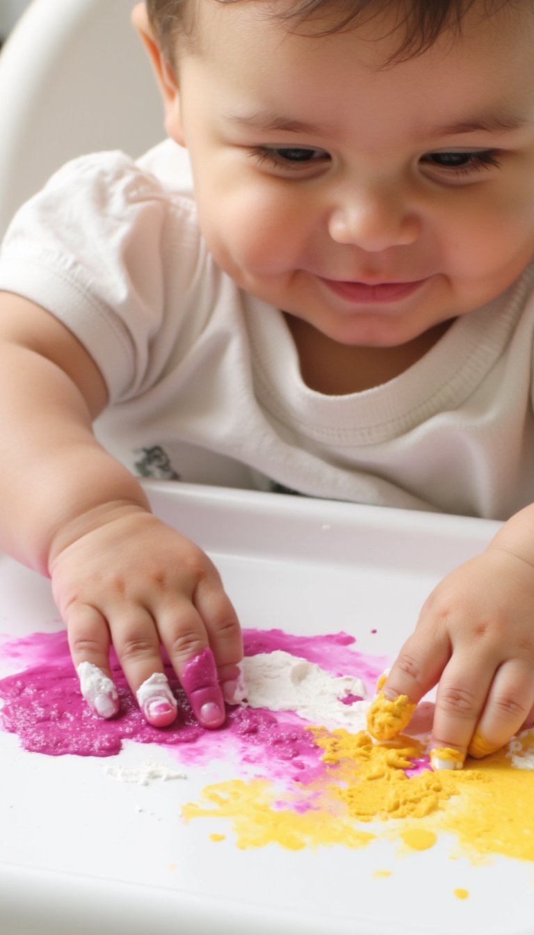 7. Yummy Yogurt Finger Paint