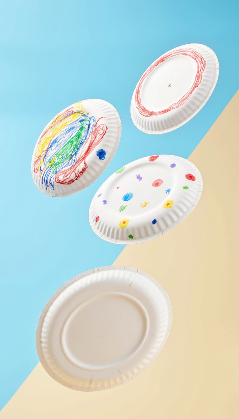 4. Paper Plate Frisbees