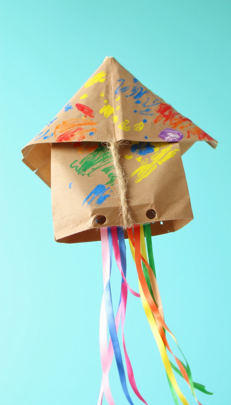 12. Paper Bag Kites