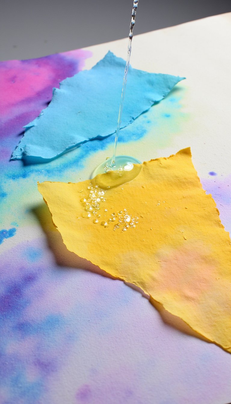 17. Creative "Bleeding" Tissue Art