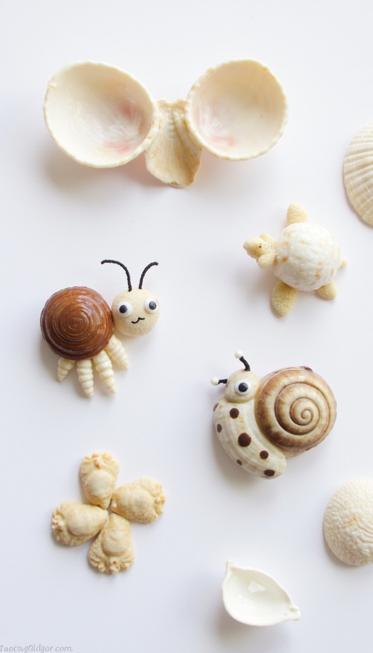 7. Seashell Critters