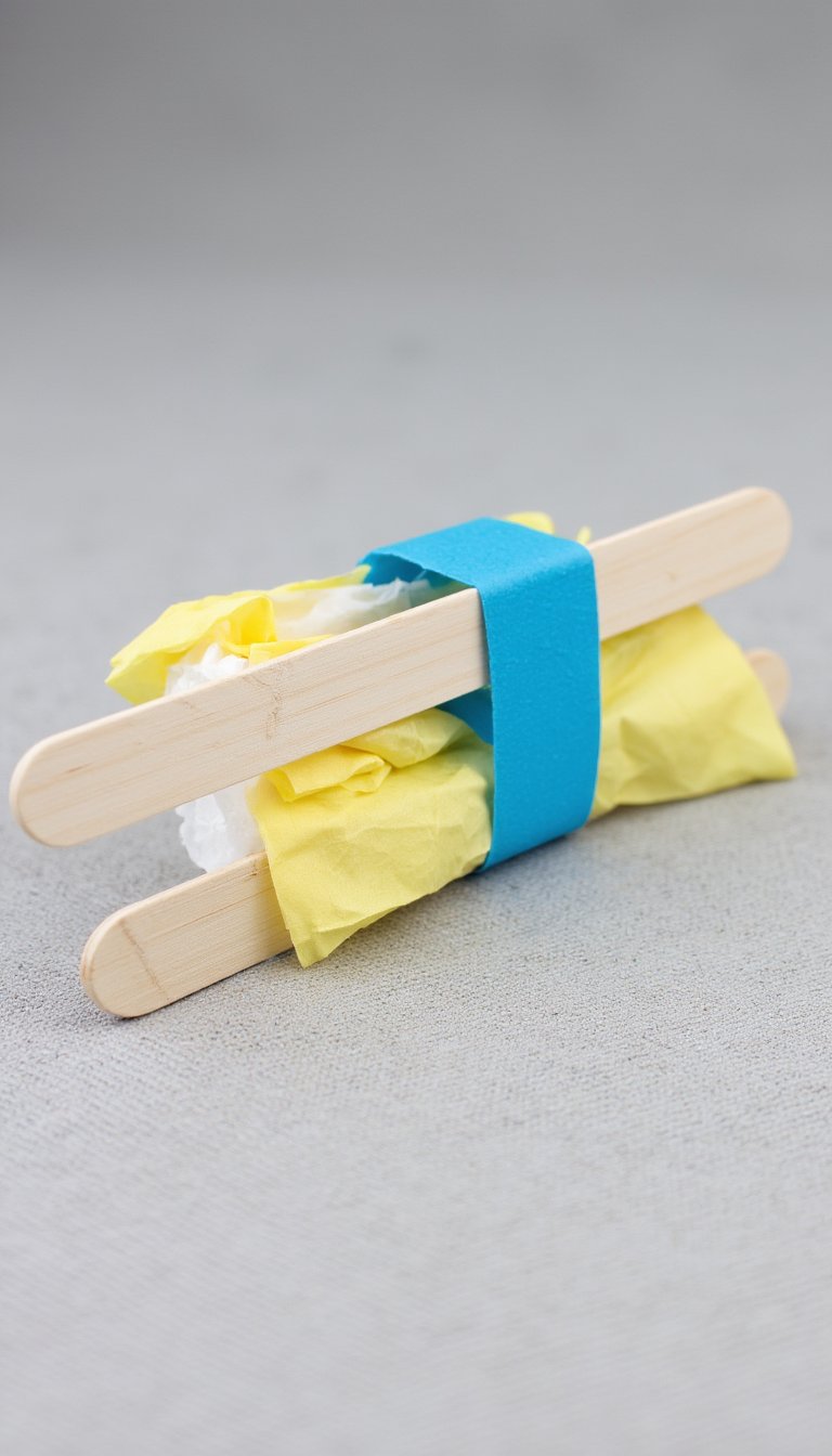 25. Popsicle Stick Harmonica (Yes, Really)