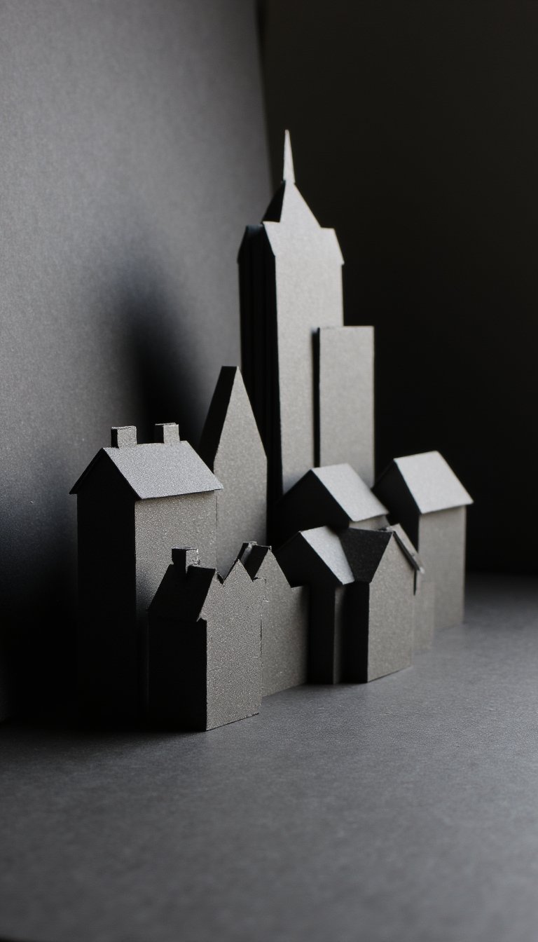 21. Architectural Paper City Skyline