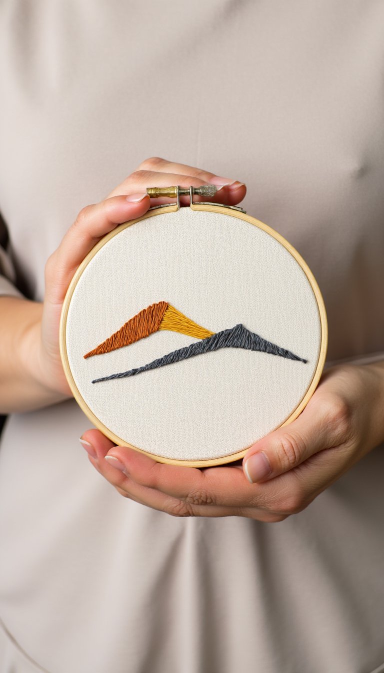 4. Embroidery Hoop Art