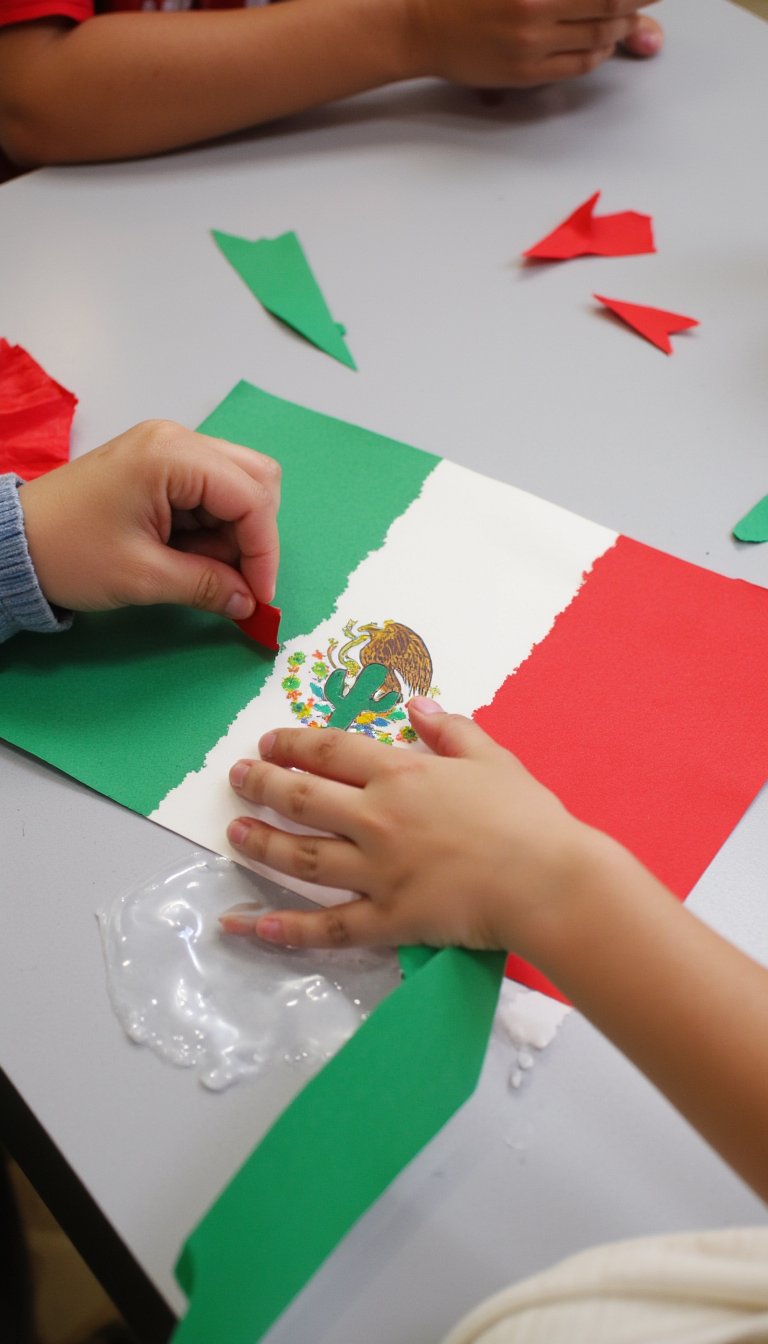 4. Proud Mexican Flag Collage