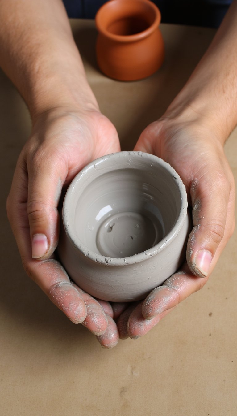 7. Air-Dry Clay Pinch Pots