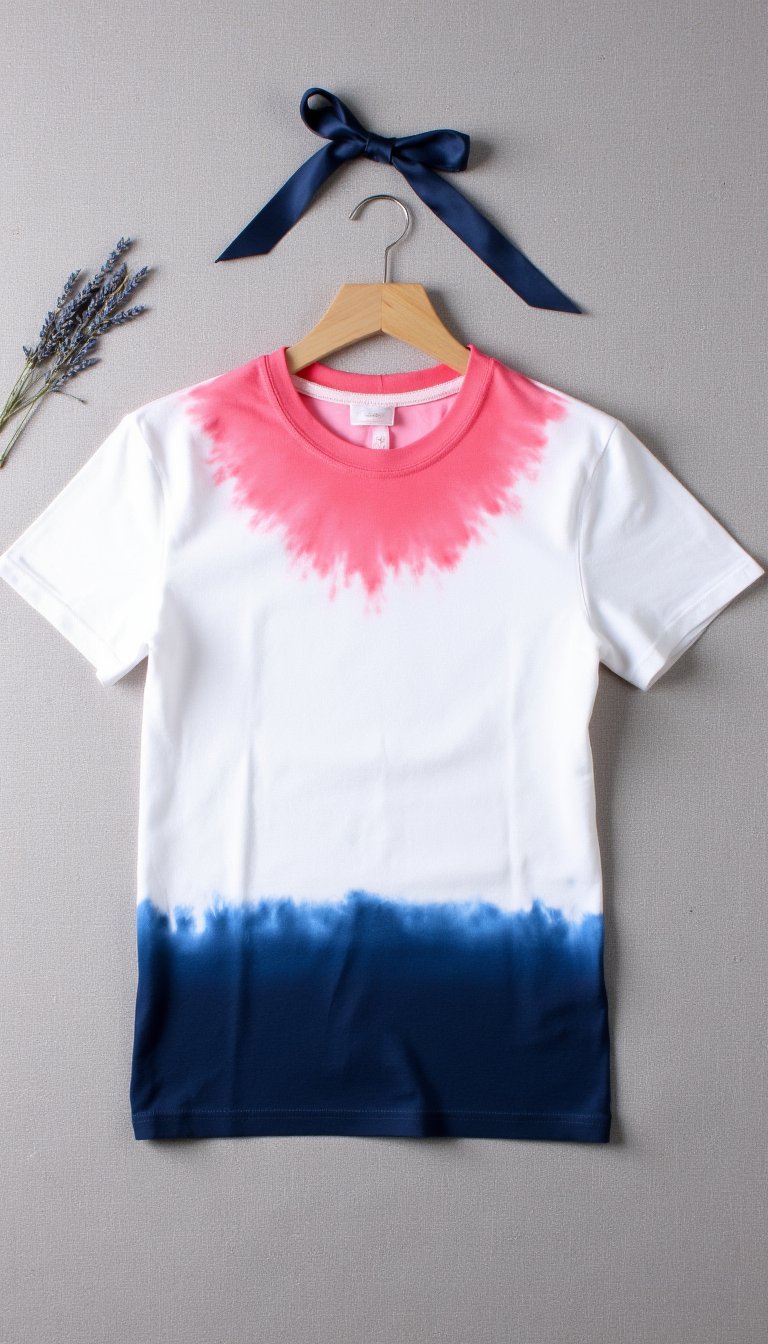 15. Dip-Dye Ombre Shirt