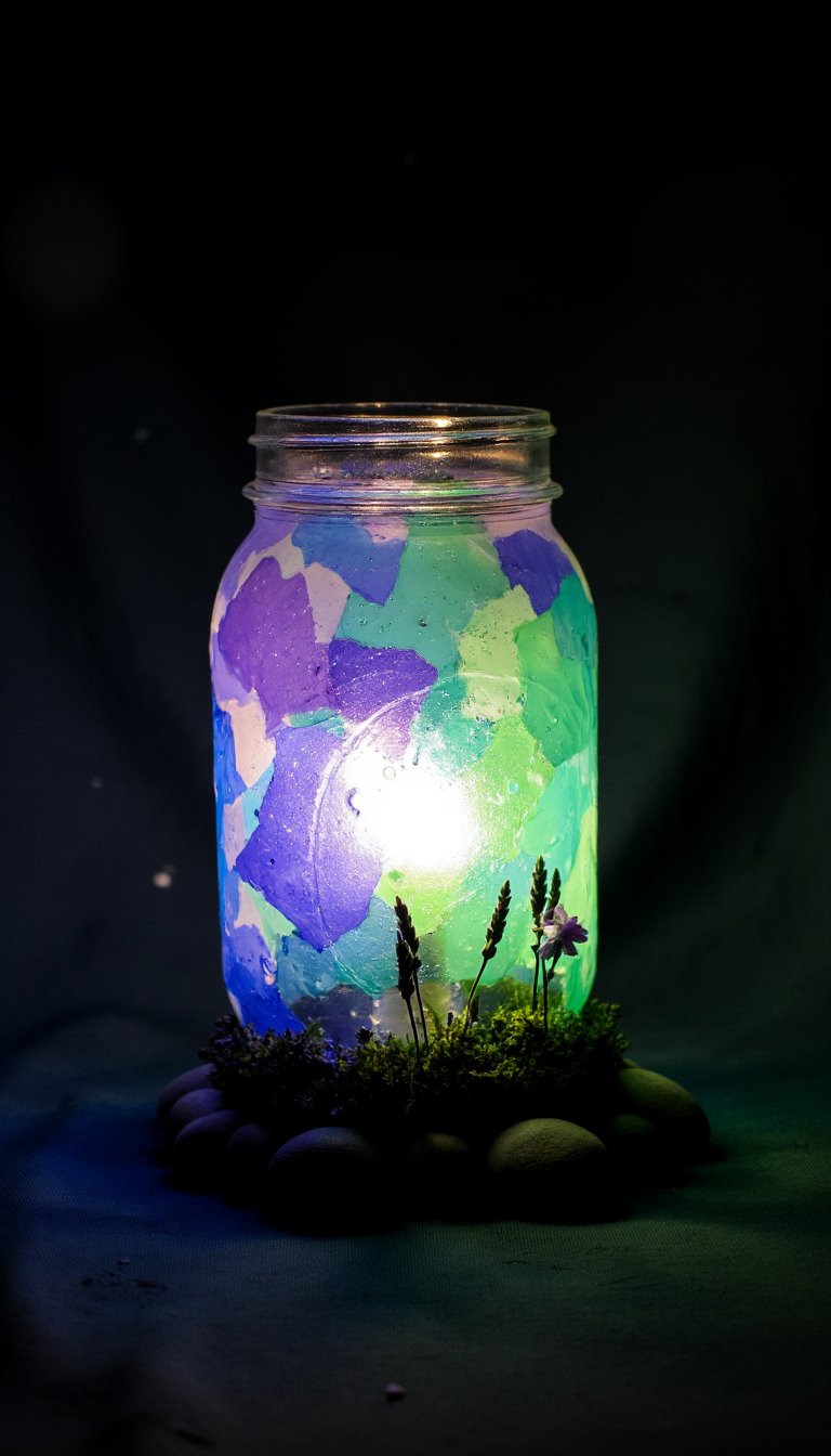 10. Mason Jar Fairy Lanterns