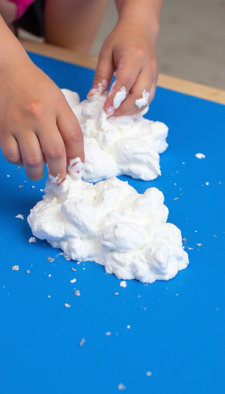 24. Puffy Paint Clouds