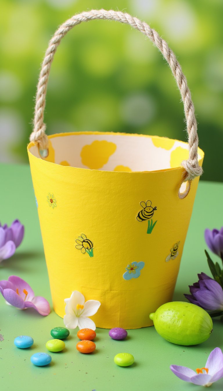 1. The Timeless Paper Cone Basket