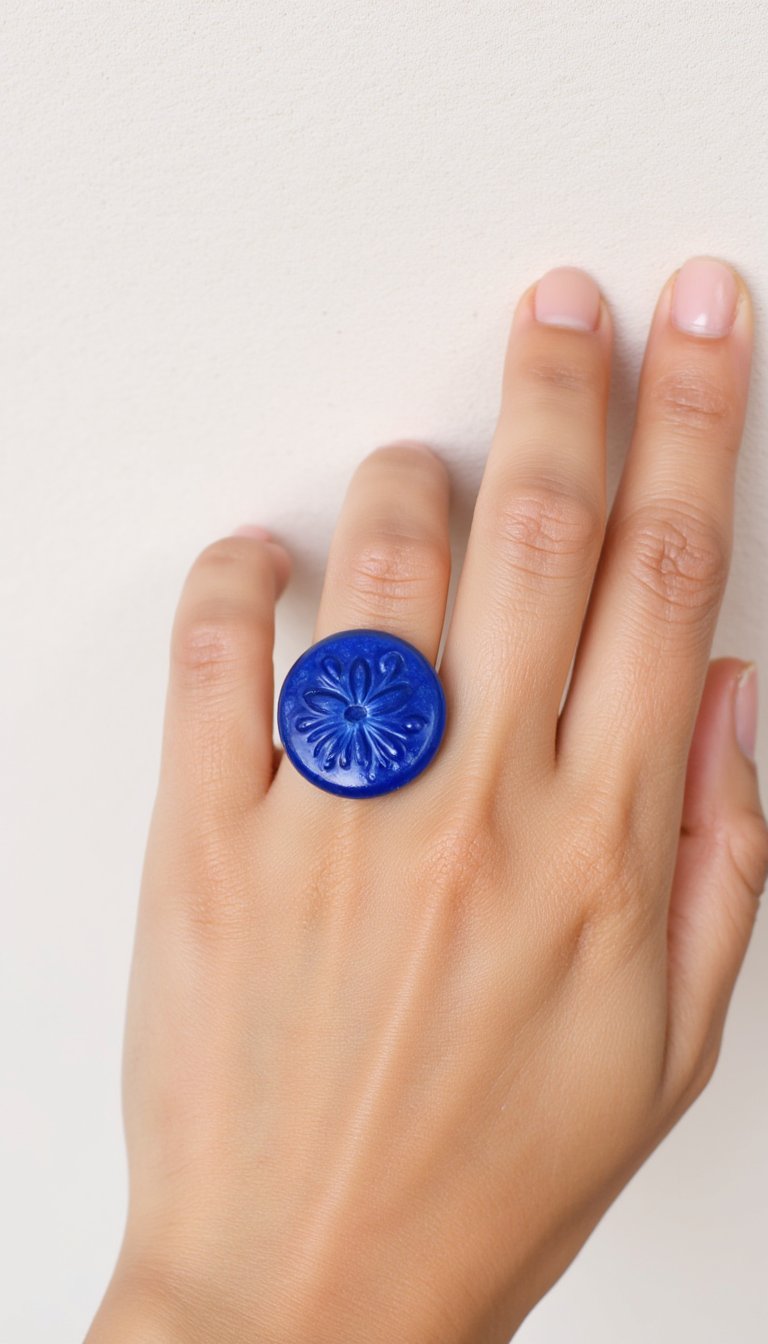 12. The “Borrowed” Button Ring