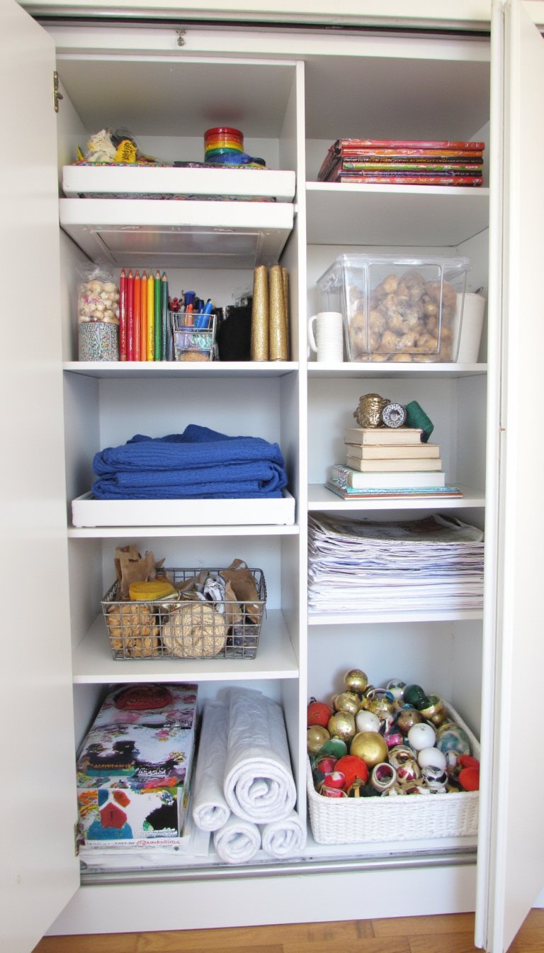 19. PAX Wardrobe as a Craft Supply Closet