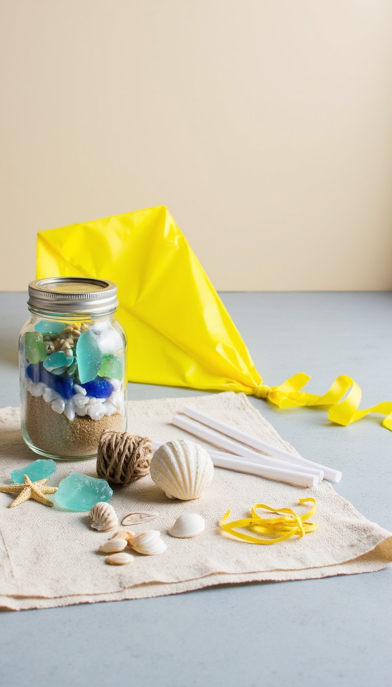 16. Coastal Beach Memory Jars